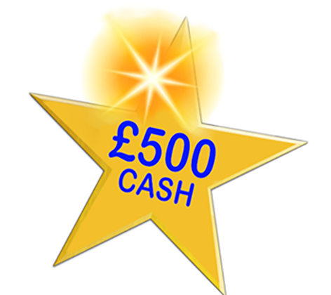Good News – Star Prize £500!
