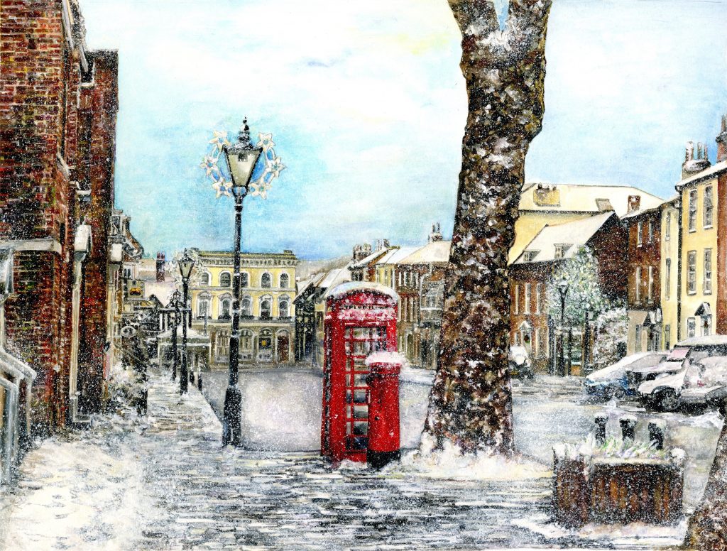 Susie Lidstone – Farnham winter scene print