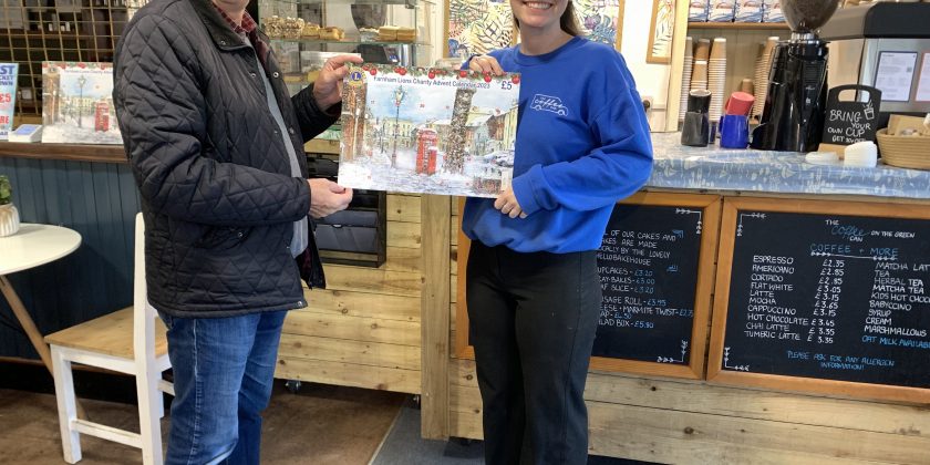 On sale at the Bourne Green Pavillion